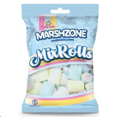 Mix rolls marshmallows